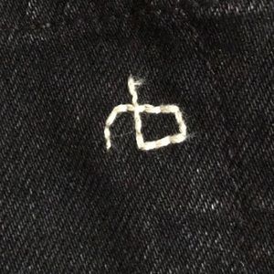 Rag & Bone Black Fit 1 Extra Slim Jeans